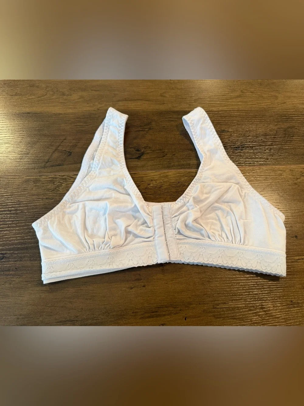 ClearPoint Medical Front Closure Post Surgical Support Bra White Size 38